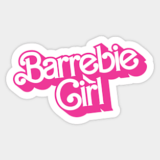 Barrebie Girl Ballet Dancer Sticker